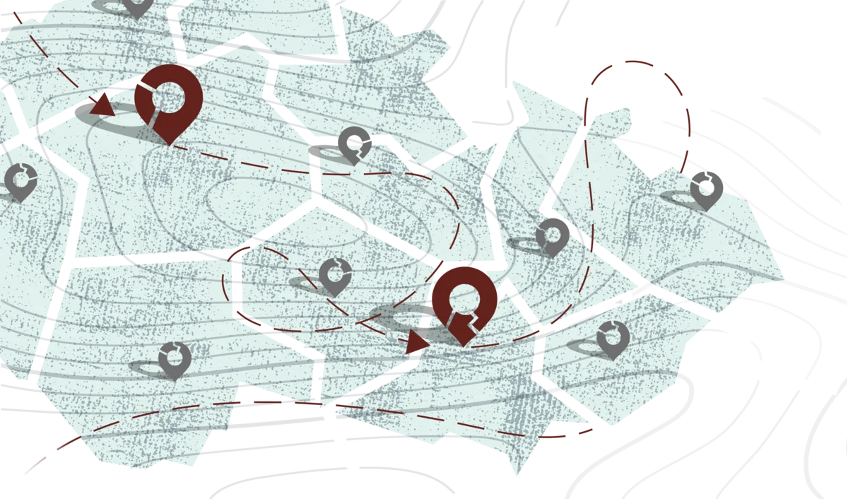 Mapa oprávněných archeologických organizací (Mapa OAO)